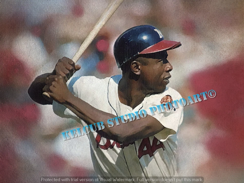Baseball PhotoArt Collectible Stars HOF MVP Various Size Judge Rose Aaron Banks - Image 3 of 4