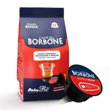 Caffe Borbone Nescafe Dolce Gusto Compatible Capsules Pods Rossa Intenso 30-90x