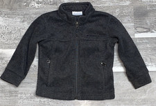 Columbia Jacket Kids 2T Toddler Gray Fleece Zip Up Coat