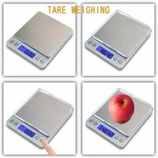 Digital Scale 3000g x 0.1g Jewelry Gold Silver Coin Gram Pocket Size Herb Grain - Image 5