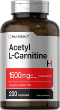 Acetyl L-Carnitine 1500mg  200 Capsules  ALCAR  by Horbaach