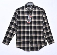 Pendleton Men's Mason Plaid Shirt Black Brown Ombre Button Up New With Tags M