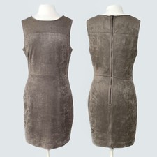 Anthropologie Greylin Moscow Suede Dress Womens Large NEW