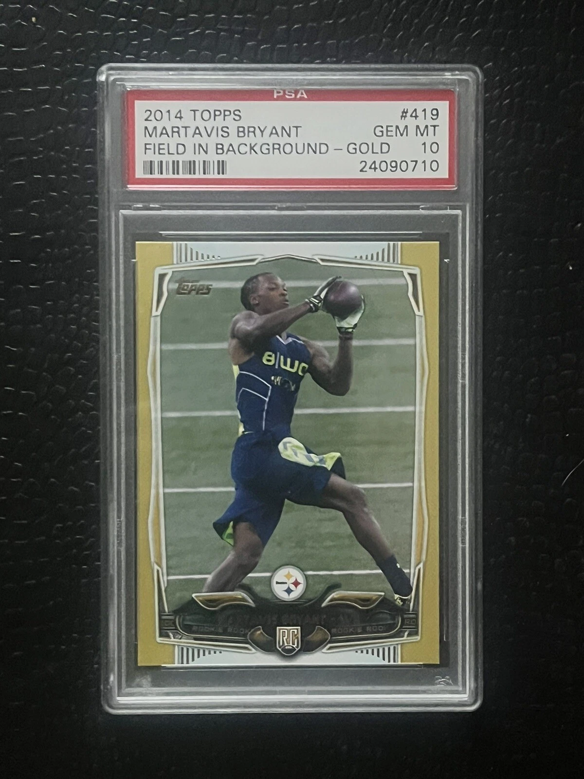 Martavis Bryant Topps #419 Field in Background-Gold