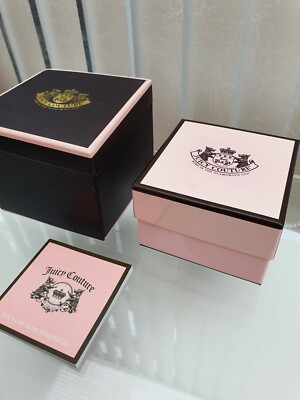 Juicy Couture Uhren Schmuckkästchen + Buch. Leerkarton 