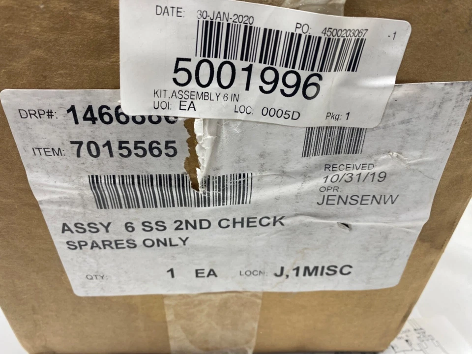 Marca Ames A Watt, kit de reparación ASSY 6 SS 2ª comprobación, EDP#7015565, DRP#1466888 Foto 4 de 4