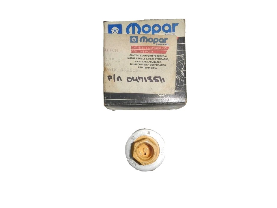 Interruptor de ciclismo Jeep Grand Cherokee ZJ 93-98 OEM Mopar NOS AC 04713511 ENVÍO GRATUITO Foto 2 de 4