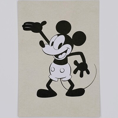 Original Mickey Postcard Disney Mickey Mouse Museum 90 Years