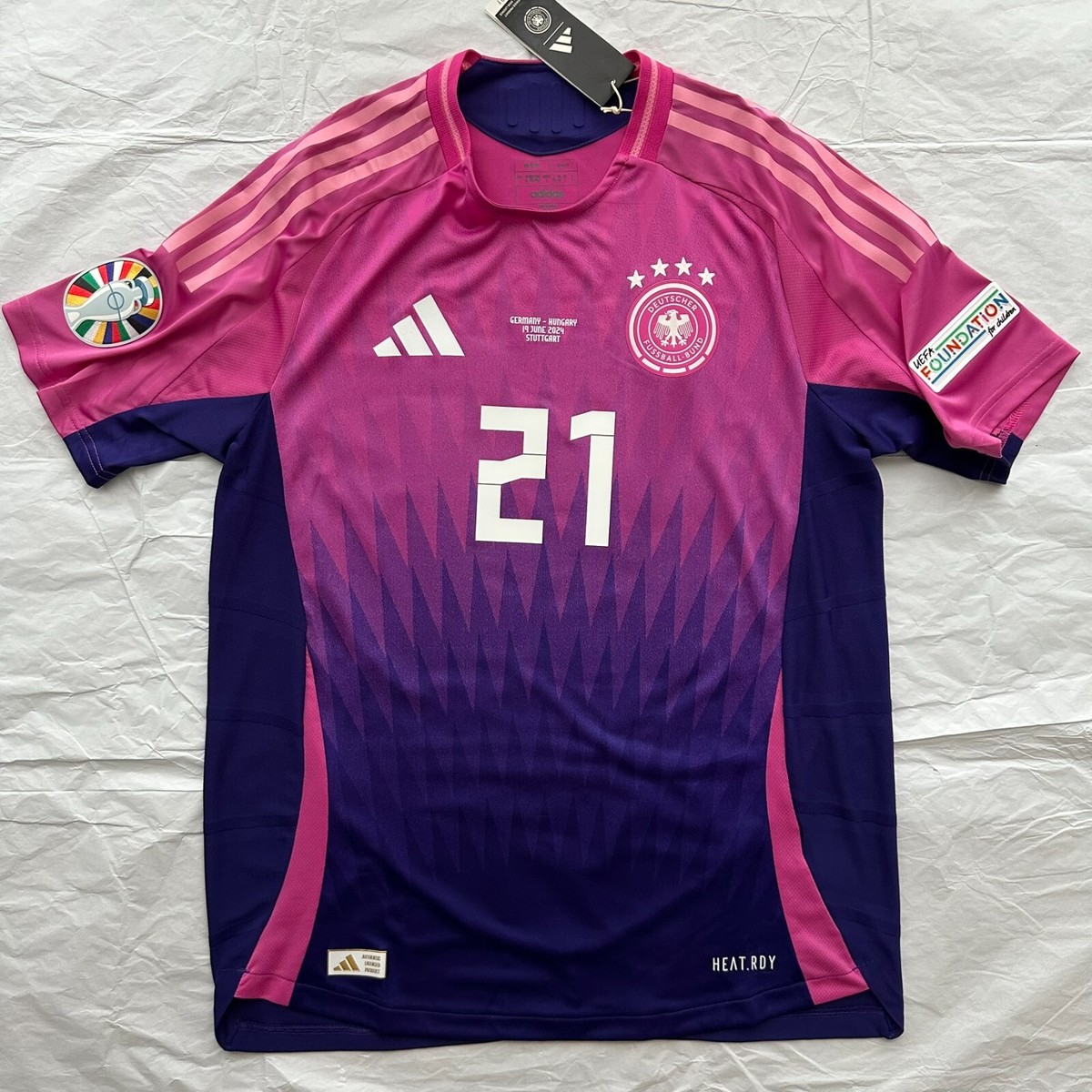Adidas Germany Away Euro 2024 Gundogan