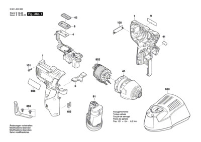 Bosch Ersatzteile für GDR 12V-110 Schlagschrauber