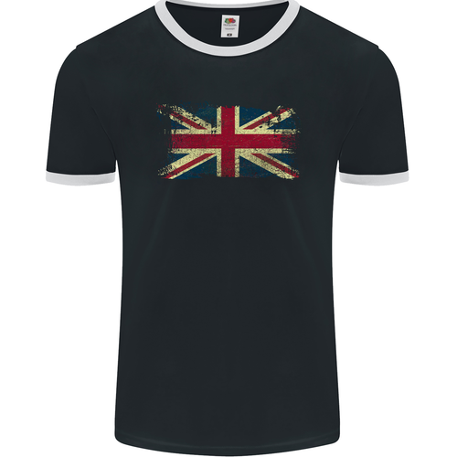 Sacoche Ordinateur Portable Union Jack - Tribal T-Shirts - 37.5x30x10.5 Cm - Noir Et Blanc