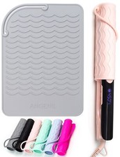 9x6.5" Silicone Heat Mat Travel Case for Flat Iron and Curling Iron Hair Tools