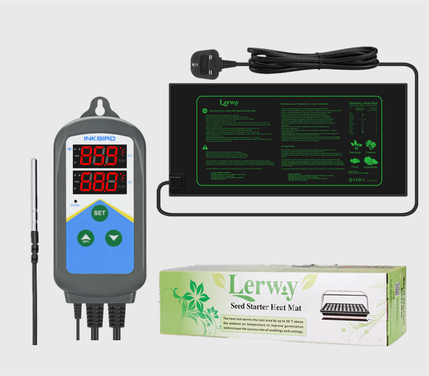 Only Heat Wifi Thermostat ITC-306 Seedling Heat Mat Plant Seed  Germination UK