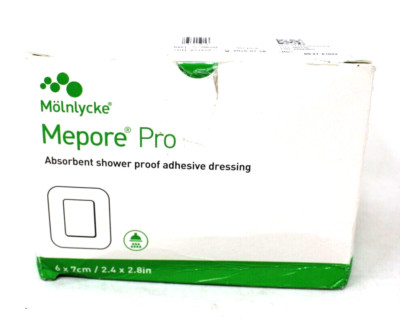 Molnlycke 670820 Mepore Pro 2.5'' X 3'' Waterproof  Dressing 60/BX Exp 6/26+