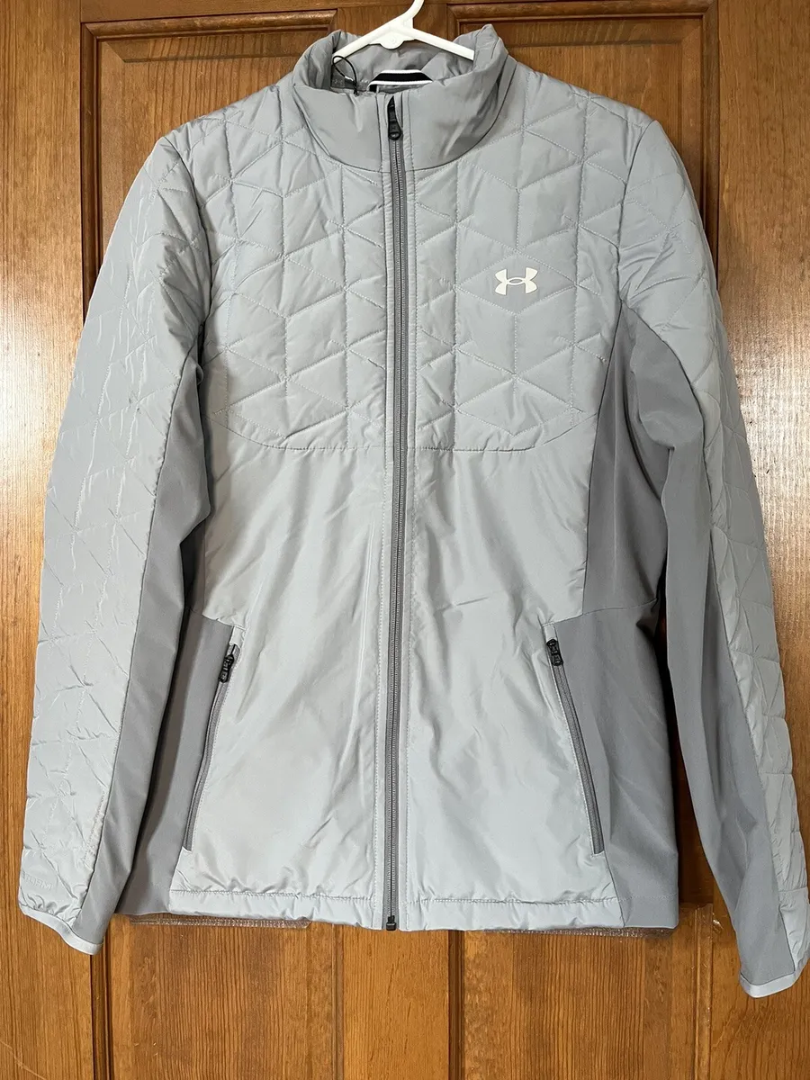 Under Armour Storm Cold Gear Reactor Golf Hybrid Jacket Grey Wolf Small  1364642