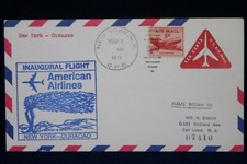 marcophilie aeriene enveloppe inoguration de la ligne NEW YORK-CURACAO