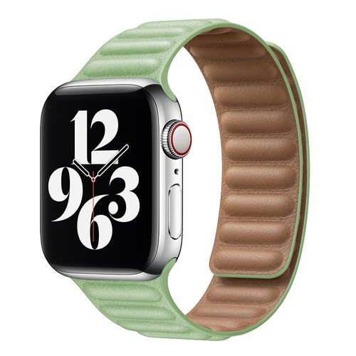 Correa de cuero de bucle magnético para Apple Watch Series 7 6 5 4 3 2 1 38 mm-45 mm - Imagen 20 de 35