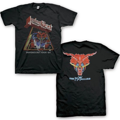 T-Shirt Judas Priest - Defenders Tour 84/The Metallian, Vintage, Baumwolle, neu