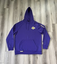 NBA Men’s Purple Tech Lakers Basketball Club Titan Pullover Hoodie Size L