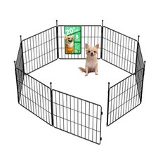 MiniPaws Unleashed Dog Playpen for Yard  RV Camping, Expandable 20-inch 8 Pa...