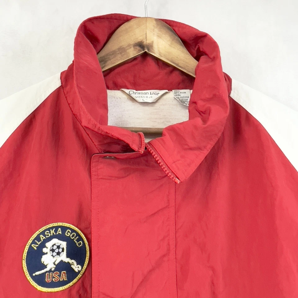 Chaqueta Christian Dior Monsieur vintage años 80 para hombre grande parche dorado de Alaska 1982 Foto 2 de 4