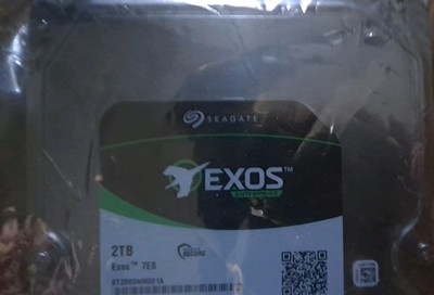 Seagate Exos 2TB - 7E8 Enterprise 3.5'' SATA 6Gb/s Hard Drive ST2000NM001A - NEW