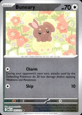 Buneary | 107/132 | Pokemon | Mega Evolution | Reverse | 50% off 2nd Item