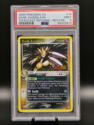 Dark Sandslash graded PSA 9 for sale on eBay
