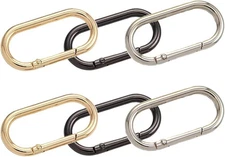 Mcduyant 6 Pcs Ring Clip for Purse Strap and Handbags - Key Clip for Keychain