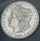 1884-S Morgan Silver Dollar $1 - San Francisco AU++/BU PL Proof Like “Semi Key” — photo 1