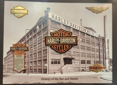 2006 The History Of Harley-Davidson Bar And Shield Logo Frame 406/2007 With Cert
