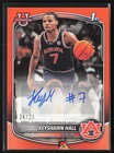 Keyshawn Hall 2025-26 Bowman Orange Parallel Auto Autograph #PA-KH #d 24/25