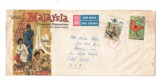 Malasia 1975 cubierta de correo aéreo a San Luis Obispo CA