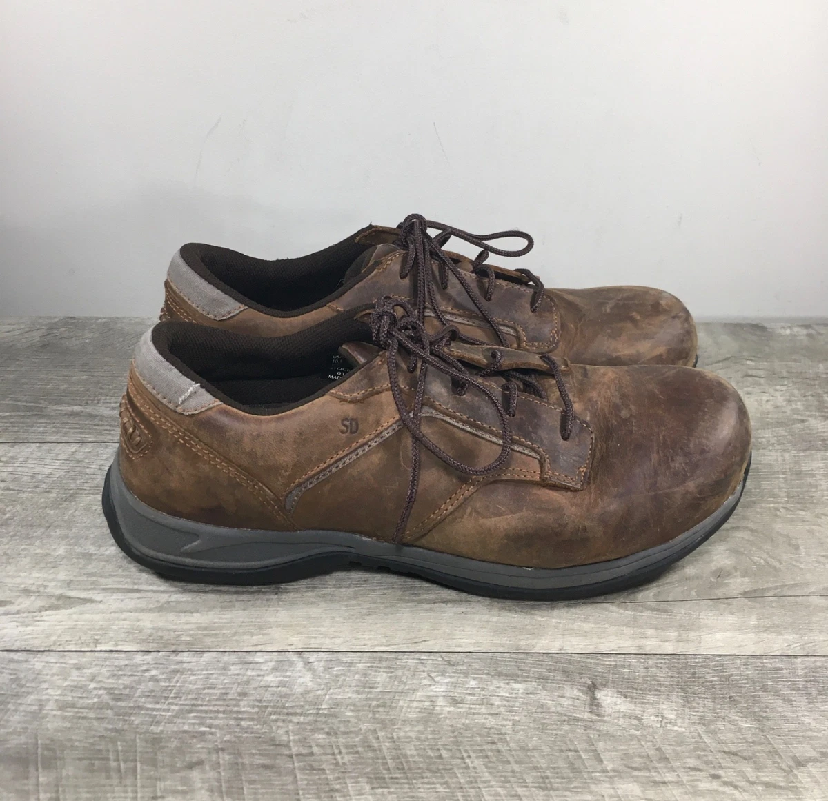 Red Wing 4011 Oxford Derby Shoes Men\'s 11 EE Wide Brown Leather Business Casual Red Wing Shoes Solid Leather Upper Dress Shoes for Men for  main image 4