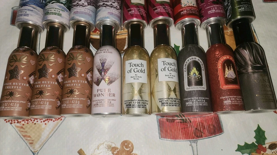 Baño y Cuerpo Works Room Coche Spray Hogar Vacaciones Navidad Fragancia Mezcla ¡Lote de 18! Foto 3 de 3