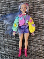 Barbie Extra Doll #20 Curvy Lavender Hair Articulated