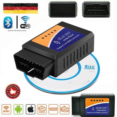 Interface Diagnostic Multimarque ELM327 USB BLUETOOTH WIFI PRO OBD2 IOS Android