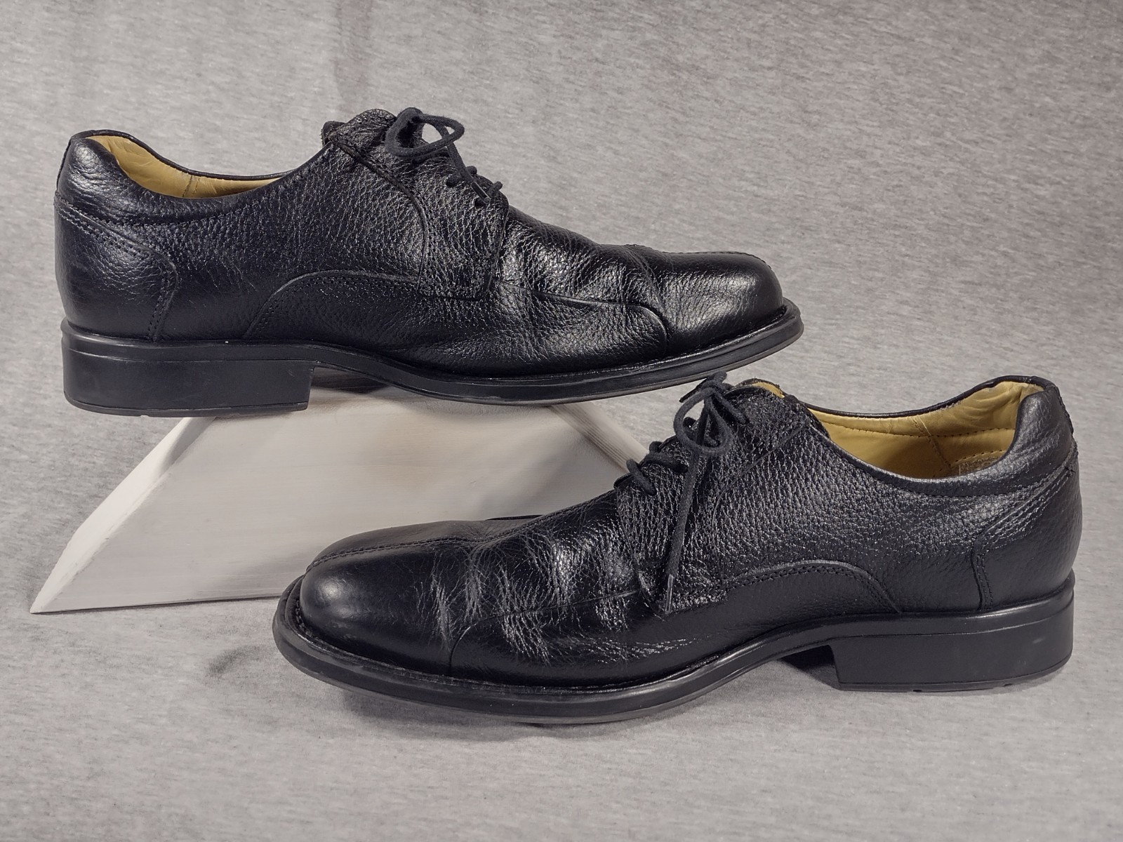 SAOLA Scarpe eleganti Belvedere Bay Bridge Derby punta spaccata uomo 9 EEE pelle nera