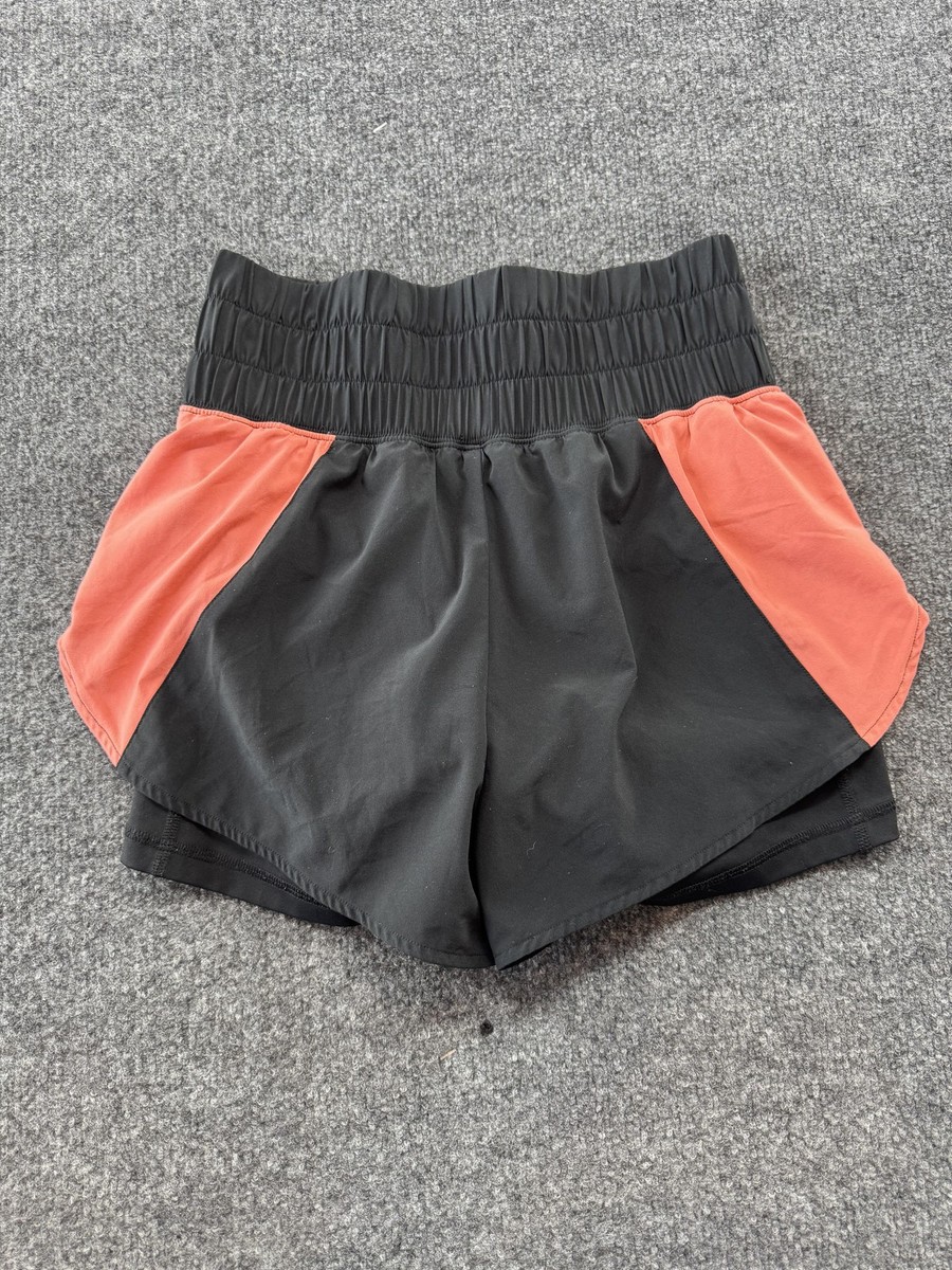 Gilly Hicks Shorts Womens XS Black Colorblock High Waist Lined 5
