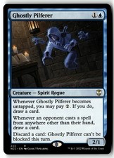 MTG Ghostly Pilferer Commander: Streets of New Capenna LP Magic The Gathering