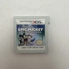 Epic Mickey Power of Illusion Nintendo 3DS 2012 Excellent Game Cartridge Disney