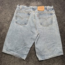 Vintage Levis Men's 100 Cotton 550 Relaxed Fit Jean Denim Shorts Size 36 USA