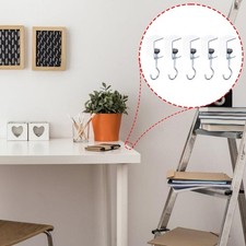 Pack of 5/10 Iron Swivels Hook 360 Rotation Organizers for Classroom Home Use