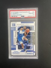 2019-20 Panini Contenders Draft Picks - School Colors RJ Barrett #3 PSA 10