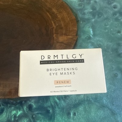 NIB & SEALED - DRMTLGY Brightening Eye Masks - RENEW - (60) masks 