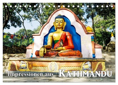 Frank Baumert | Impressionen aus Kathmandu (Tischkalender 2026 DIN A5 quer),...