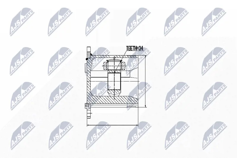 Nty Kit Giunti, Semiasse Npw-Ww-019 - Immagine 2