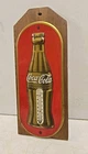 Vintage 1937 Original Coca Cola 16" Advertising Christmas Bottle Thermometer