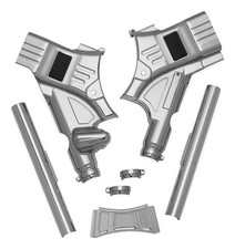 Kuryakyn Deluxe Neck Cover Kit Chrome #6955 H...