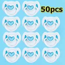 50PC Magnetic Pacifiers Dummy Pacifier for Reborn Baby Dolls Accessory DIY Gift